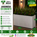 Jardinera en Concreto 120x50x70 cm