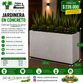 Jardinera en Concreto 120x50x80 cm
