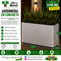 Jardinera en Concreto 120x50x90 cm