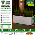 Jardinera en Concreto 120x60x50 cm