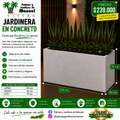 Jardinera en Concreto 120x60x70 cm