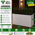 Jardinera en Concreto 120x60x80 cm