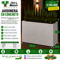 Jardinera en Concreto 120x60x90 cm