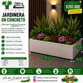 Jardinera en Concreto 120x70x40 cm