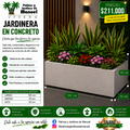 Jardinera en Concreto 120x70x50 cm
