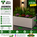 Jardinera en Concreto 120x70x70 cm