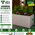 Jardinera en Concreto 120x70x90 cm