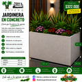 Jardinera en Concreto 120x70x100 cm