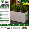 Jardinera en Concreto 120x70x120 cm