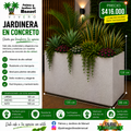 Jardinera en Concreto 120x80x120 cm