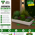 Jardinera en Concreto 120x90x20 cm