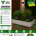 Jardinera en Concreto 120x90x40 cm