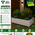 Jardinera en Concreto 120x90x50 cm