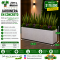 Jardinera en Concreto 120x40x40 cm