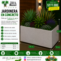 Jardinera en Concreto 120x90x80 cm