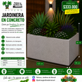 Jardinera en Concreto 120x90x90 cm