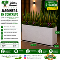 Jardinera en Concreto 120x40x60 cm