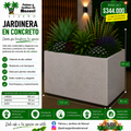 Jardinera en Concreto 120x90x100 cm
