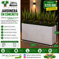 Jardinera en Concreto 120x40x70 cm