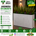 Jardinera en Concreto 120x40x90 cm