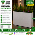 Jardinera en Concreto 120x40x110 cm