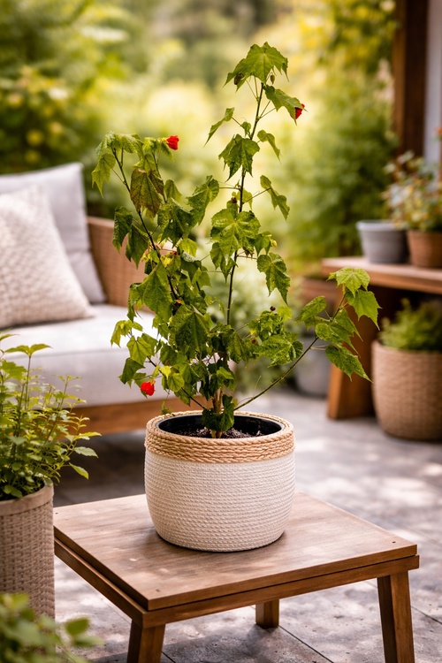 Abutilon amarillo o rojo