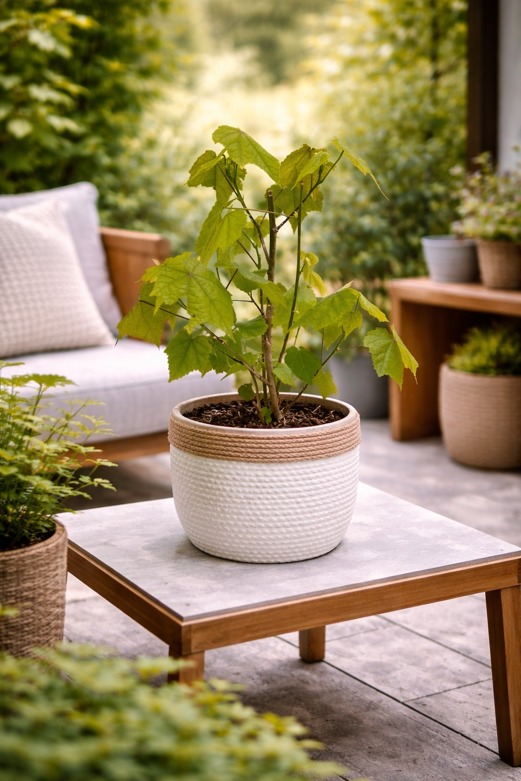 Abutilon amarillo o rojo