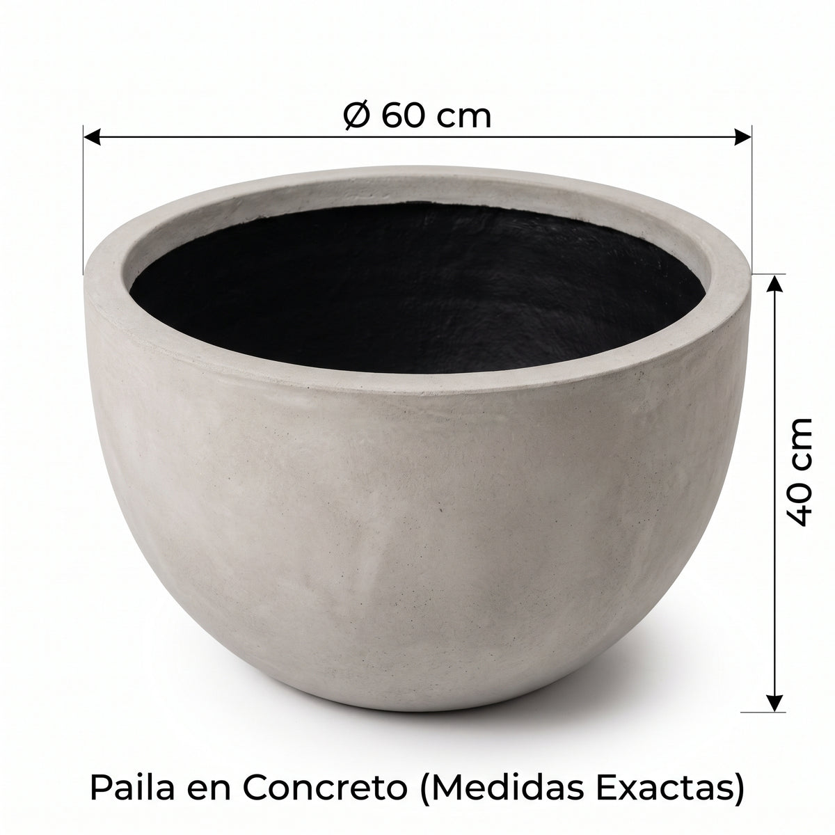 Paila en Concreto 60x40 cm — foto 5 de 5