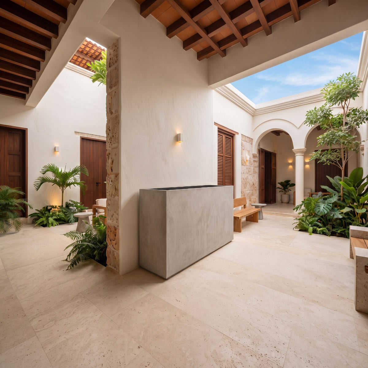 Jardinera en Concreto 110x50x110 cm