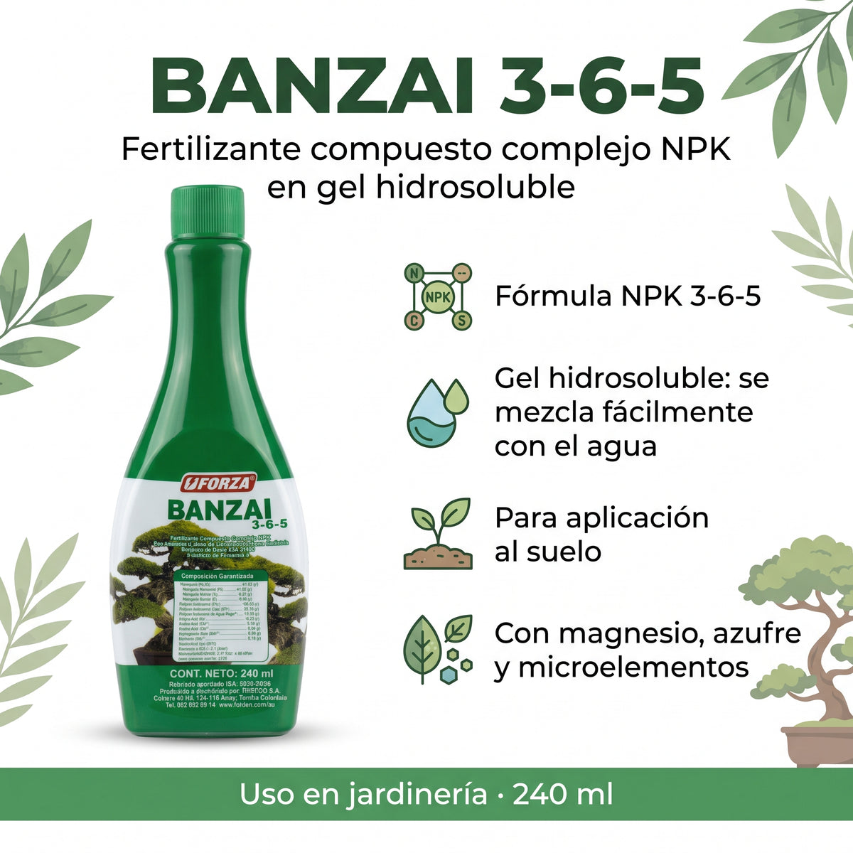 Fertilizante Líquido Banzai