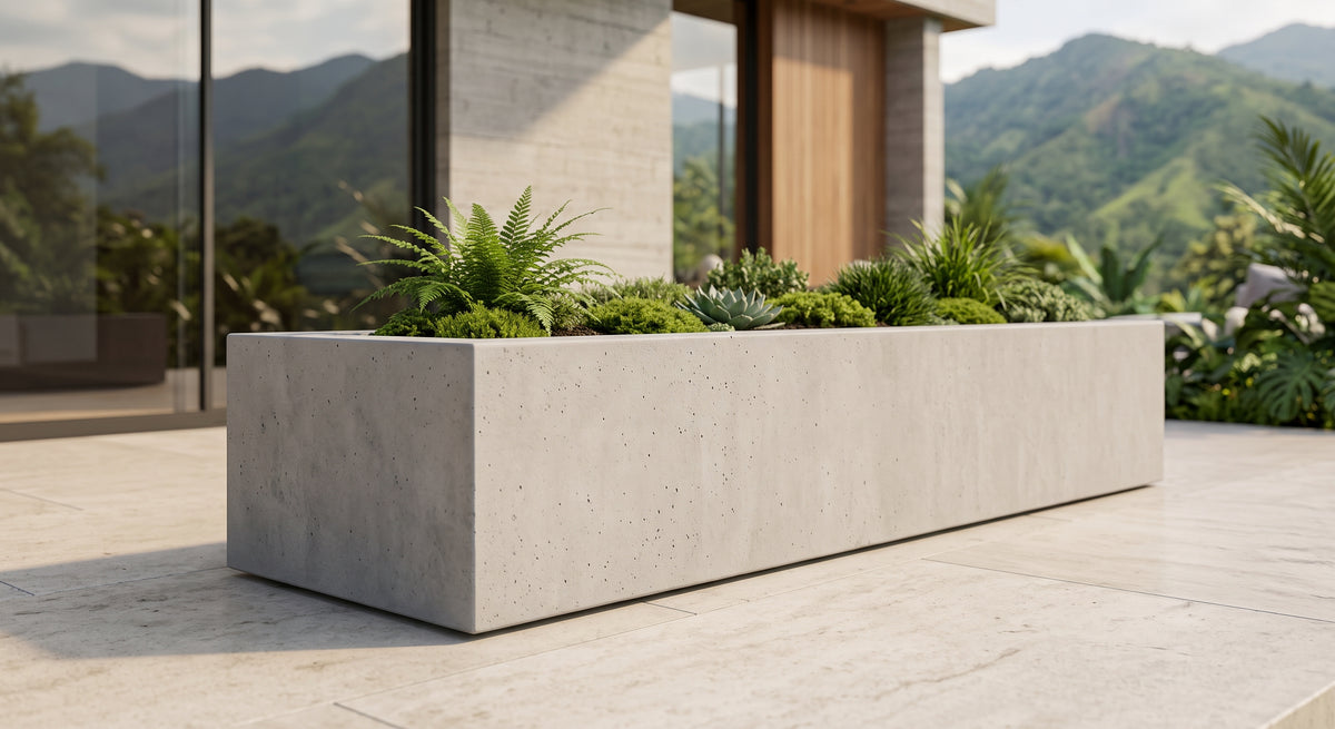 Jardinera en Concreto 110x40x20 cm — foto 4 de 5