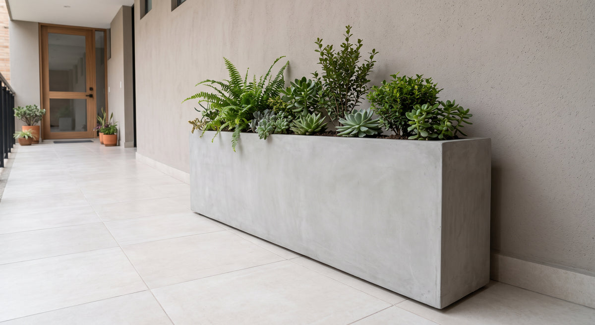 Jardinera en Concreto 110x20x50 cm
