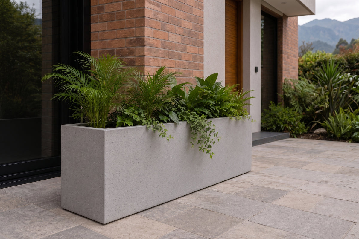 Jardinera en Concreto 100x30x40 cm