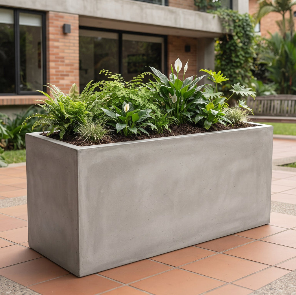 Jardinera en Concreto 100x40x70 cm