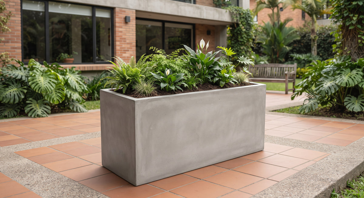 Jardinera en Concreto 100x40x70 cm