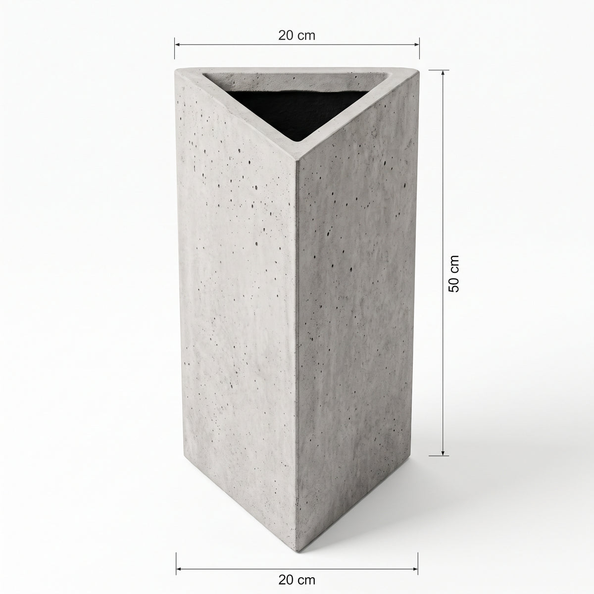Triangular en Concreto 20x20x50 cm — foto 5 de 5