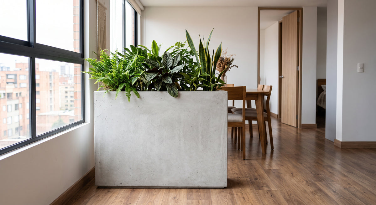Jardinera en Concreto 110x20x90 cm