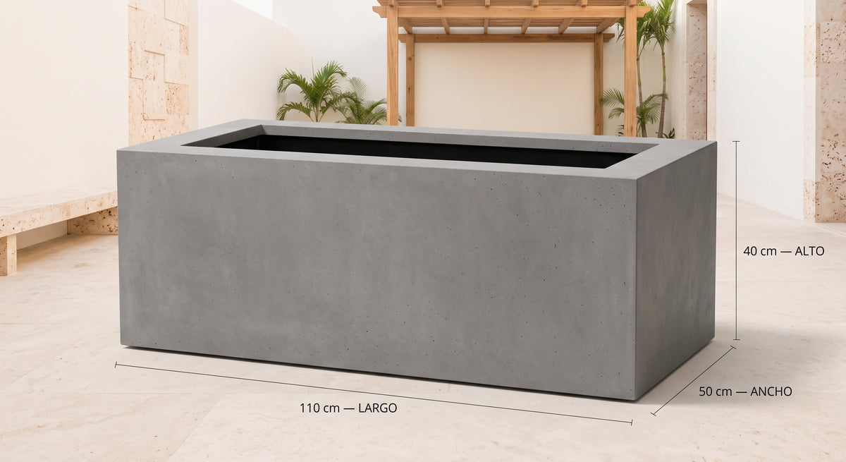 Jardinera en Concreto 110x50x40 cm — foto 5 de 5