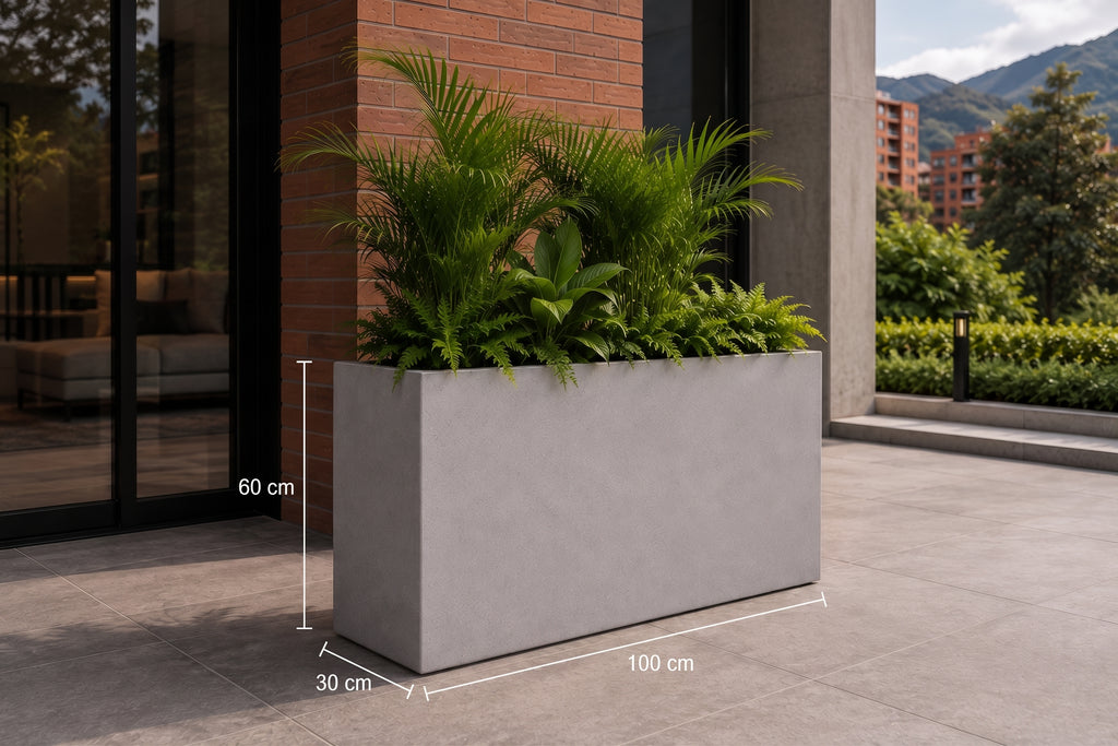 Jardinera en Concreto 100x30x60 cm — foto 5 de 5