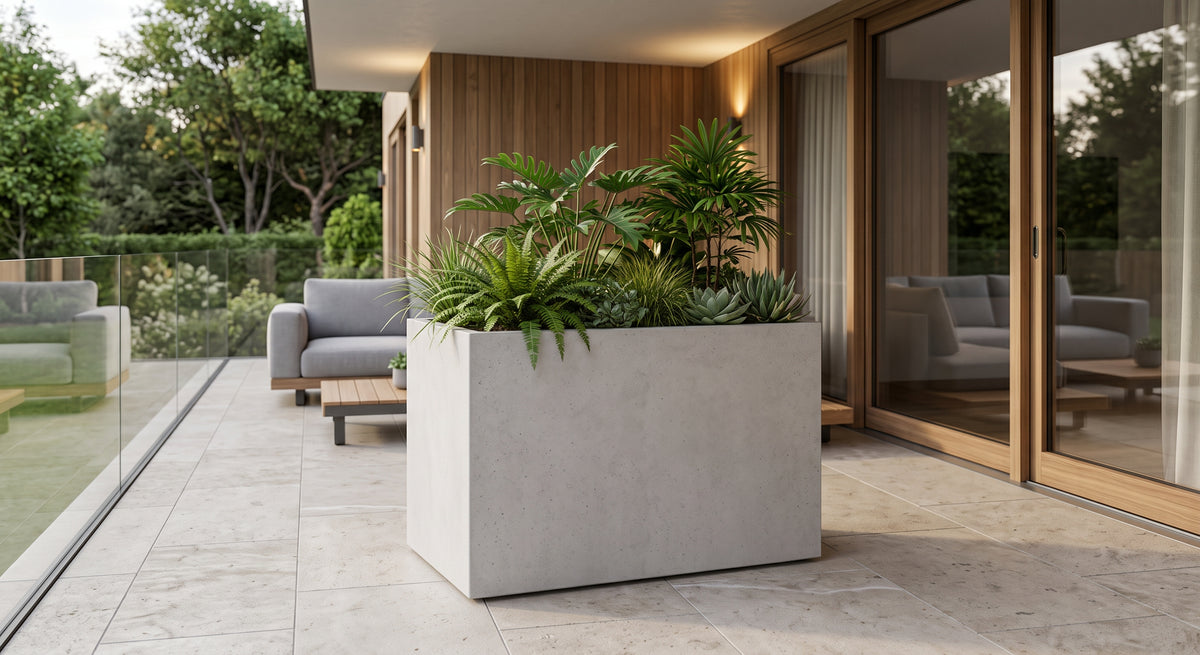 Jardinera en Concreto 100x90x70 cm