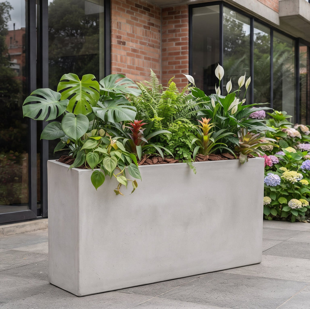Jardinera en Concreto 100x40x90 cm
