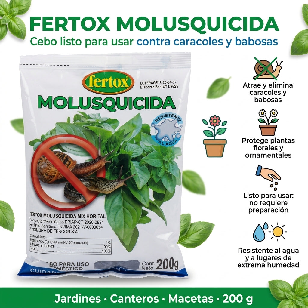 Molusquicida Fertox