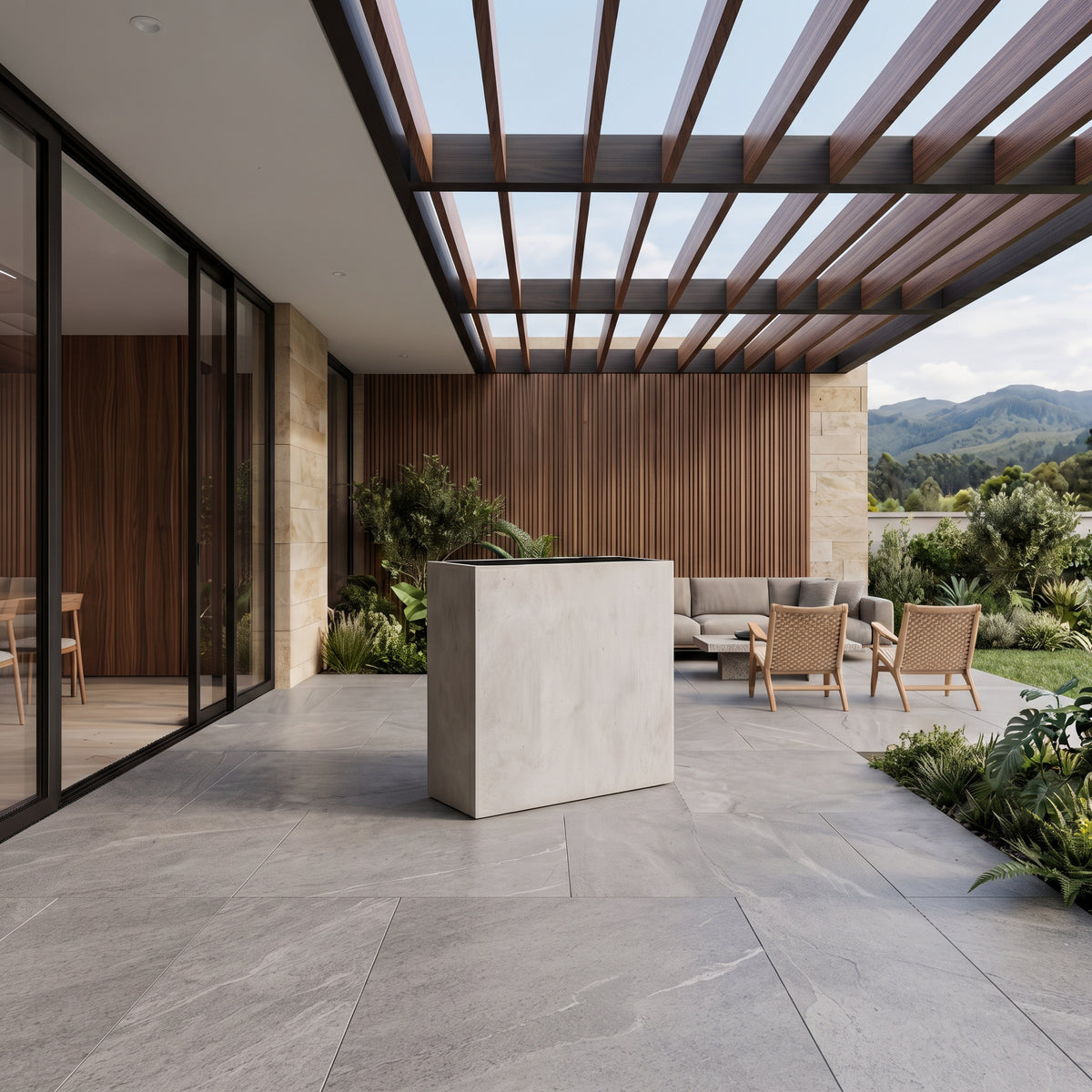 Jardinera en Concreto 110x60x110 cm