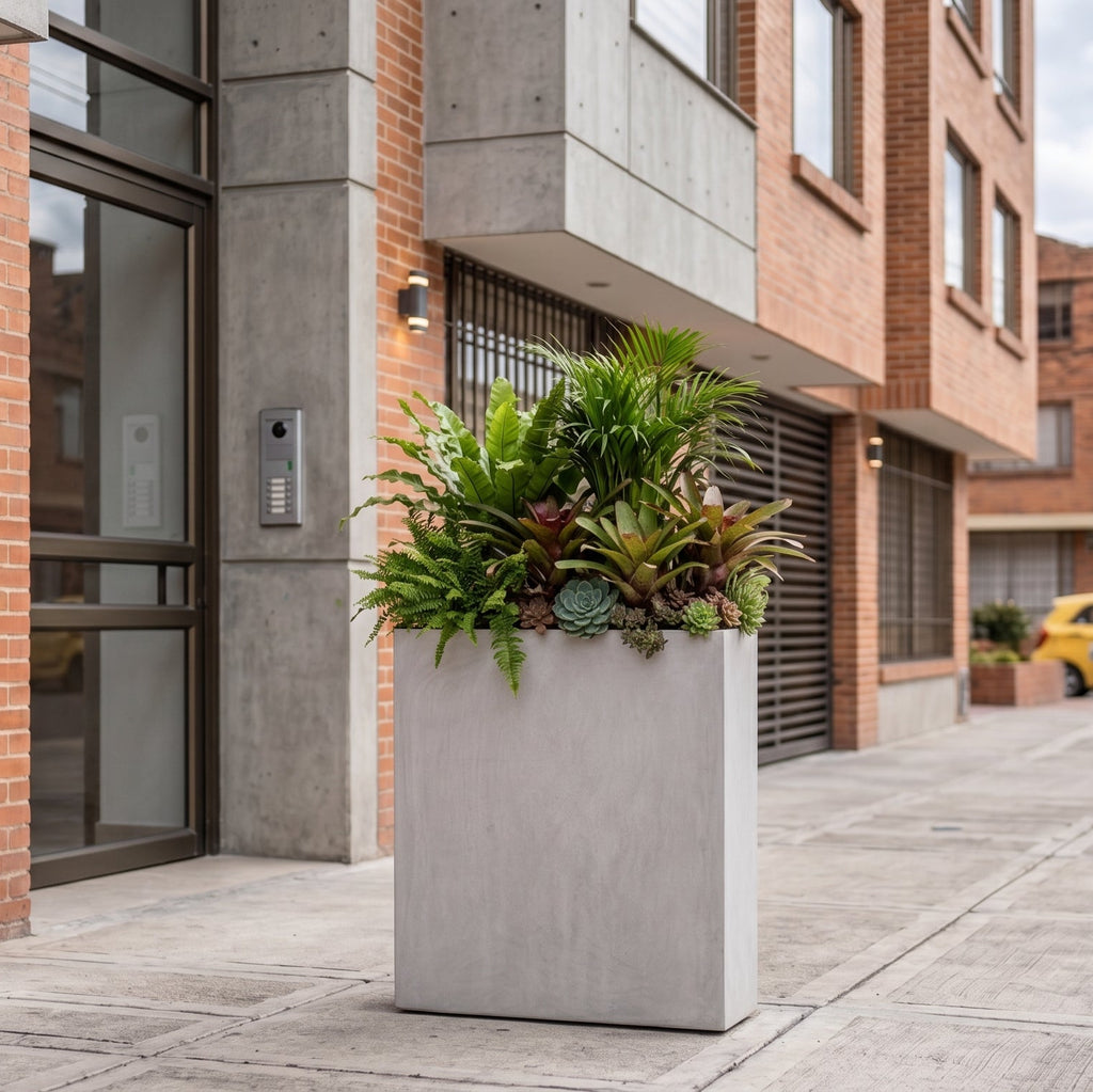 Jardinera en Concreto 110x20x110 cm