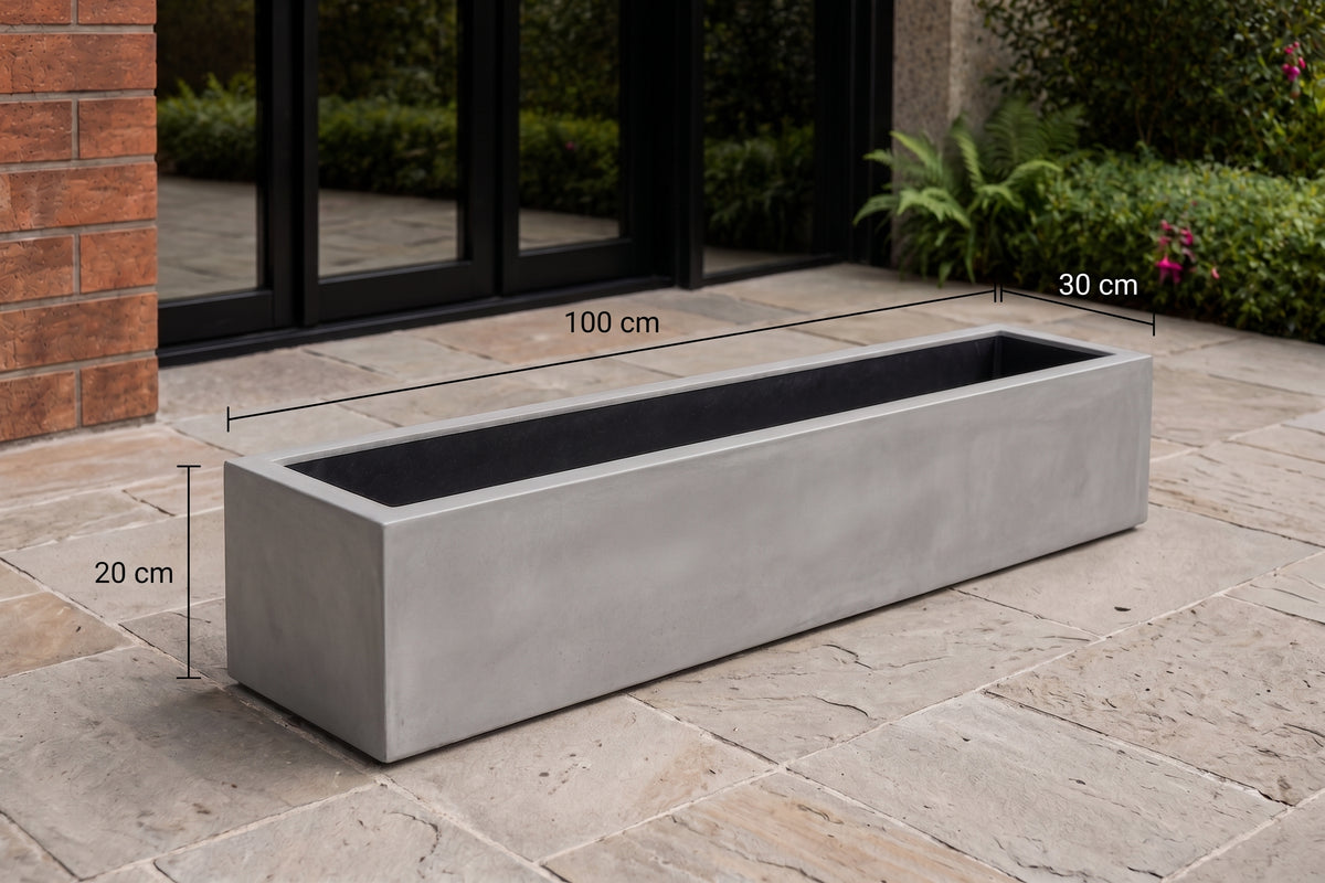 Jardinera en Concreto 100x30x20 cm — foto 5 de 5