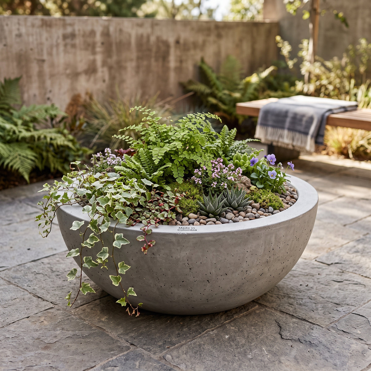 Matera Especial Bowl en Concreto 70x30 cm
