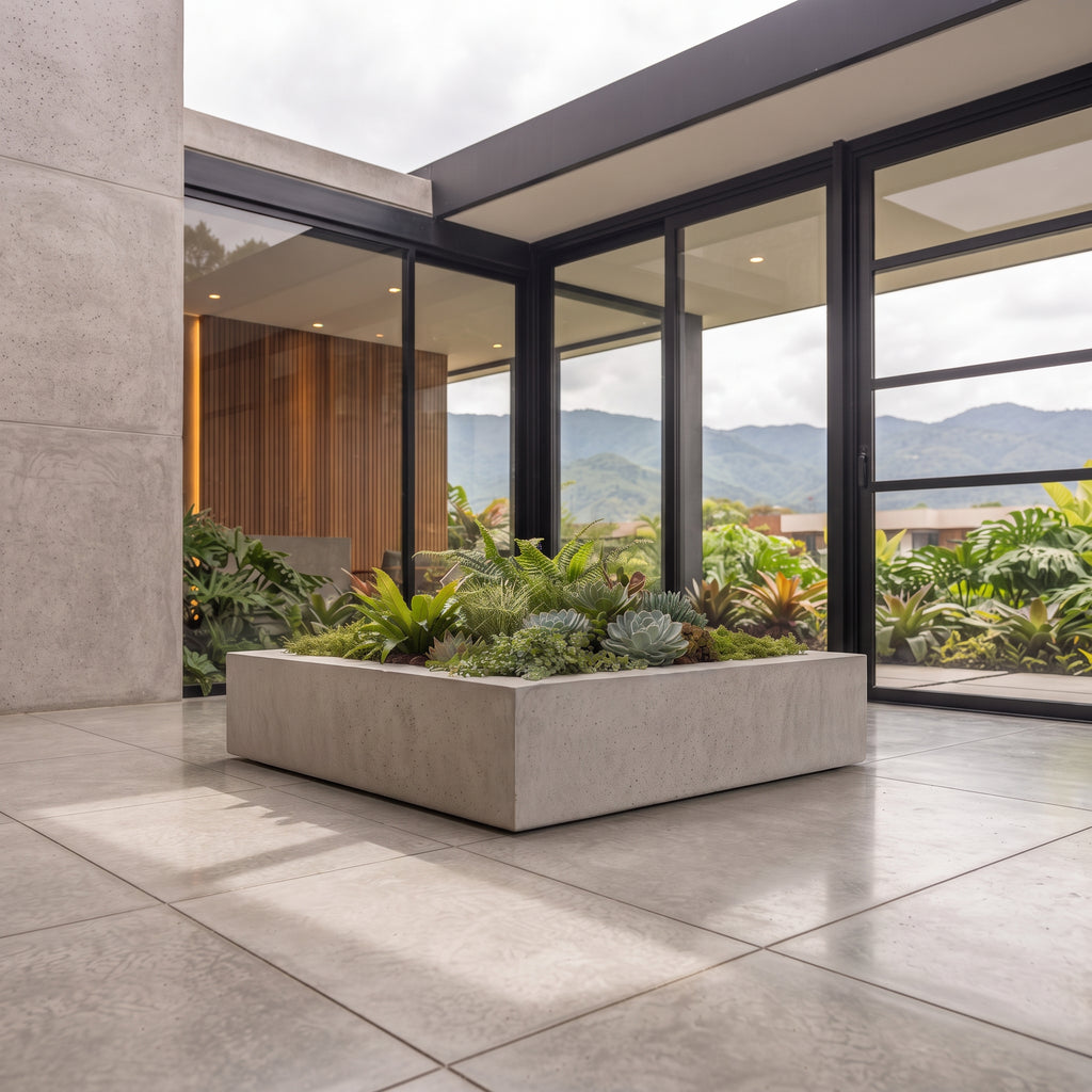 Jardinera en Concreto 110x100x30 cm