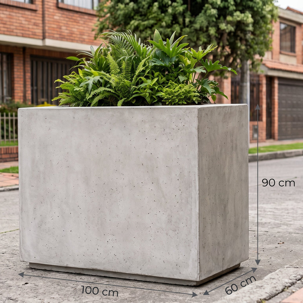 Jardinera en Concreto 100x60x90 cm — foto 5 de 5