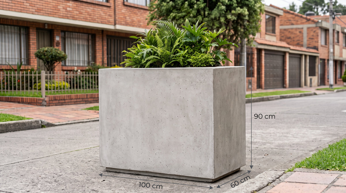 Jardinera en Concreto 100x60x90 cm — foto 5 de 5
