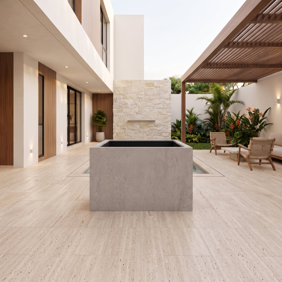 Jardinera en Concreto 110x50x70 cm